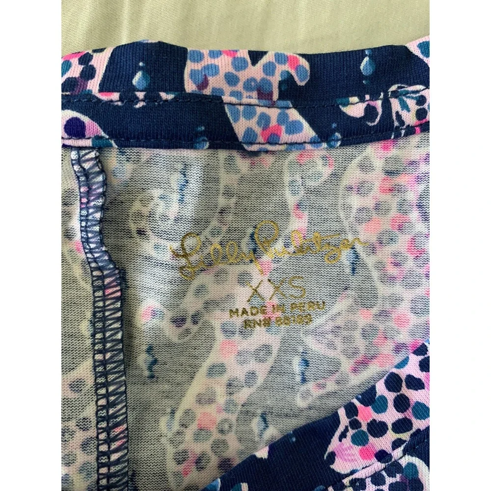 Lilly Pulitzer XX Small  Jodee Dress Oyster Bay Navy On The Catwalk